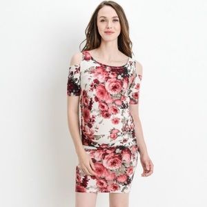 NWT HELLO MIZ COLD SHOULDER DRESS MATERNITY